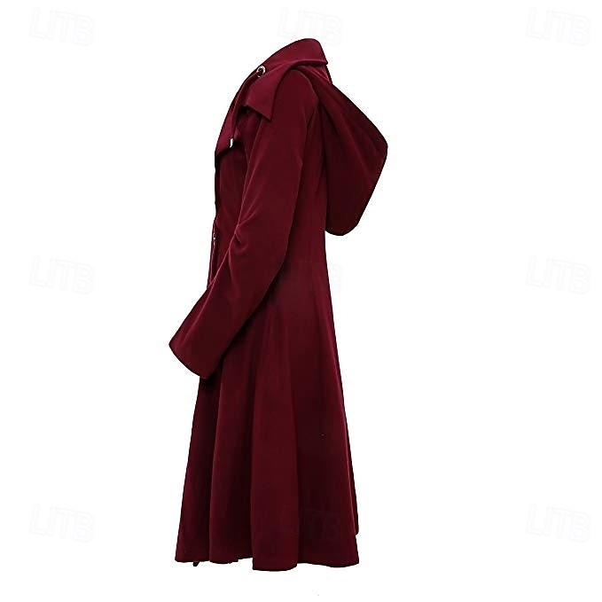 Punk & Gothic Steampunk Coat Trench Coat Hooded Plus Size Slim Fit Fancy Dress Women's Casual Daily Adults' Coat Fall & Winter 2026 - $51.99 –P9