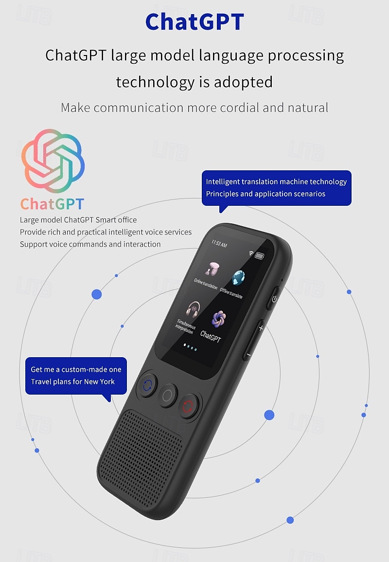 Language Translation Device Two-way Real-time Voice Translation Supports 138 Languages Accurate Offline And Recording 2 Hd Inch Touch Screen For Travel Business And Study 2025 - $95.99 –P7
