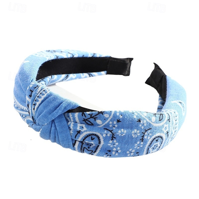 confezione da 6 fasce per capelli vintage da donna, fasce per capelli con nodo elastico da donna, fasce larghe con denti, turbante in tessuto intrecciato, set di fasce lavorate a maglia per donne e del 2025 a $14.99 –P3
