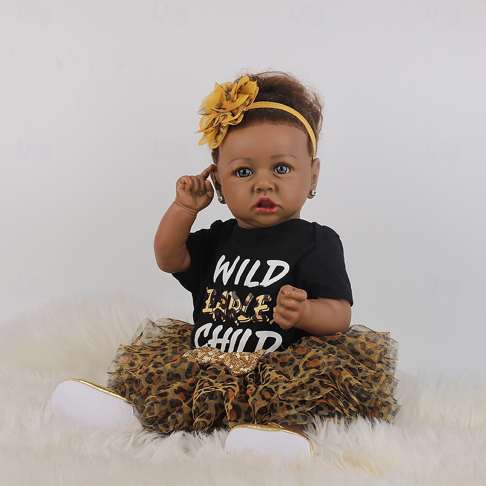 22.8 Inch Realistic Reborn Baby Dolls - Silicone Baby Girl Real Life Dolls with Full Body Vinyl Newborn Lifelike Weighted Dolls for Ages 3+ Gift 2025 - $143.99 –P4