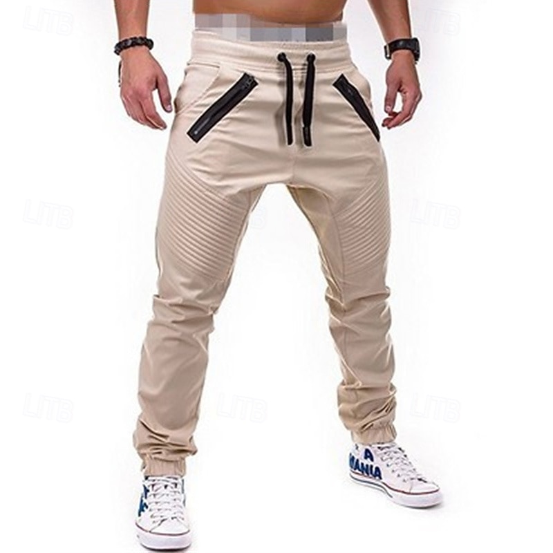 Hombre Pantalones de Deporte Persona que practica jogging Pantalones para correr Pantalones deportivos Correa Cintura elástica Plano Comodidad Deporte Casual Azul Marino Verde Trébol Microelástico 2026 - $18.99 –P6