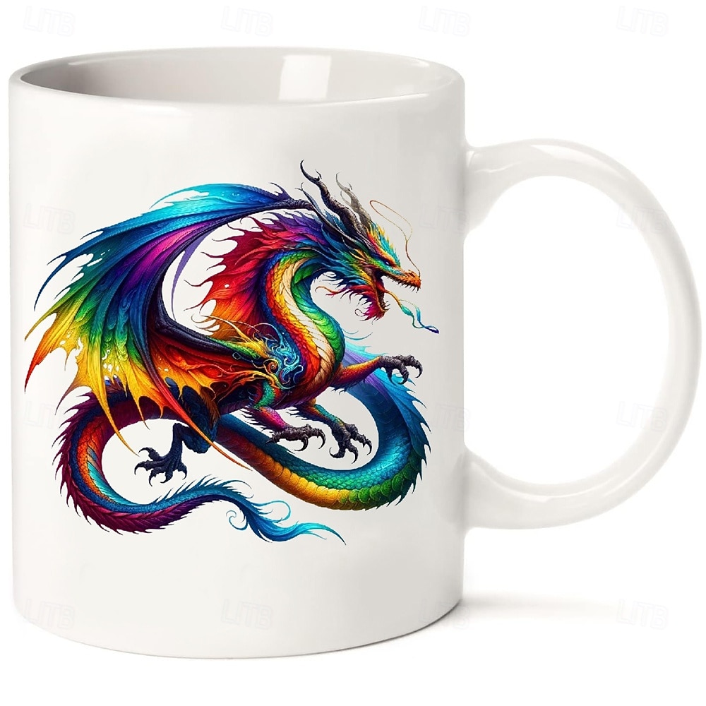 drage kaffekrus 11 oz keramisk krus morsomt krus morsomt kaffekrus for familie/venner/søster/kollega nyhet kaffekrus sommer vinter drinkware fest/jule/bursdagsgave 2026 - $16.99 –P1