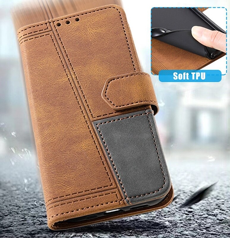 telefon Carcasă Pro S23 Ultra Plus S23 S22 S22 Plus Ultra S21 FE A54 A34 A14 A73 A53 A33 A23 A13 A72 A52 A32 A22 A12 A71 A51 A31 S20 Plus Pouzdro na peněženku se stojánkem s poutkem na zápěstí Slot 2025 - $15.99 –P5