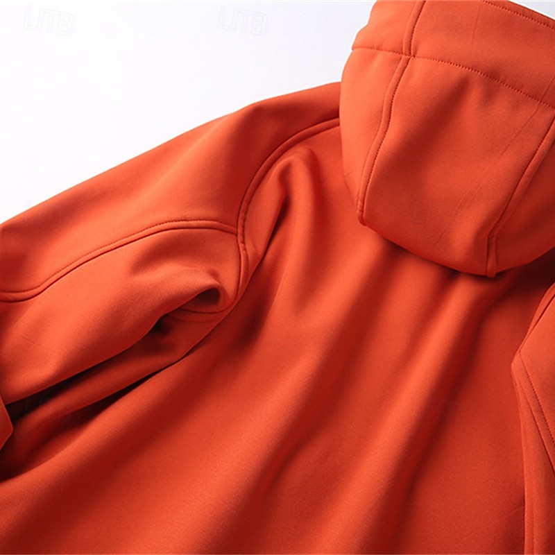 Herren Fleecejacke für Wanderer Winter Draussen warm Fleece-Futter Wasserdicht Windundurchlässig Vliesjacken Voller Reißverschluss Klettern Camping / Wandern / Höhlenforschung Reisen Schwarz 2025 - $56.99 –P7