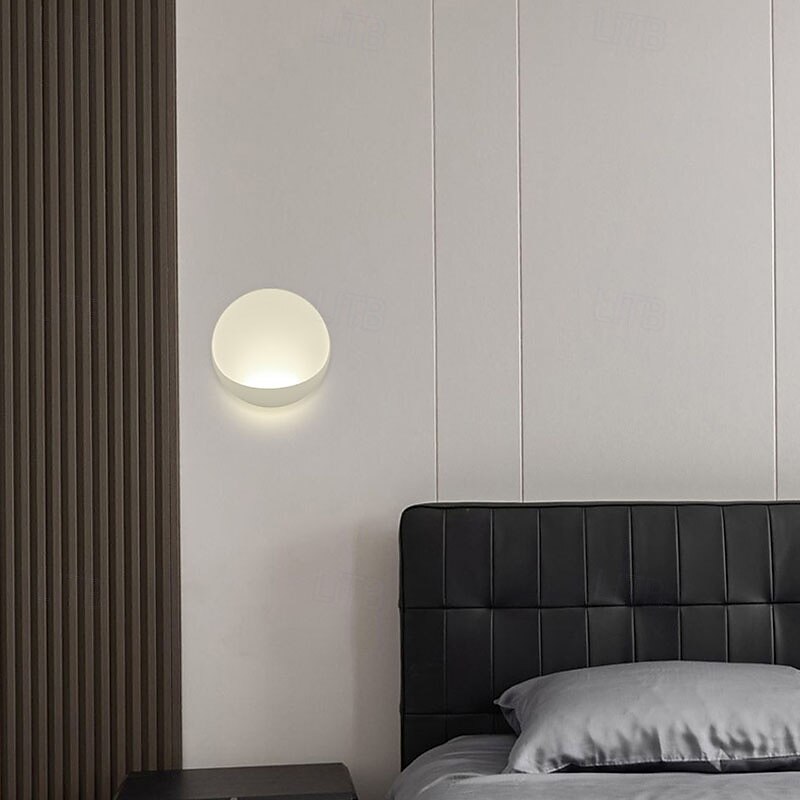 Modern Minimalist Round Aluminum LED Wall Sconce Lamp Indoor Modern Indoor Wall Lights Bedroom Metal Wall Light 110-240V 10W 2025 - $141.99 –P11