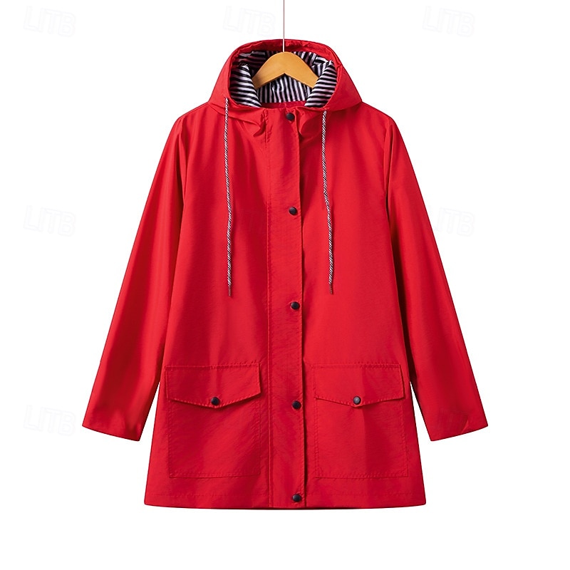 Mulheres Jaqueta Softshell Jaqueta de Trilha Ao ar livre A Prova de Vento Impermeável Jaqueta leve Jaqueta corta-vento Viajar Preto Amarelo Rosa claro Vermelho Azul Marinho de 2025 por $44.79 –P11