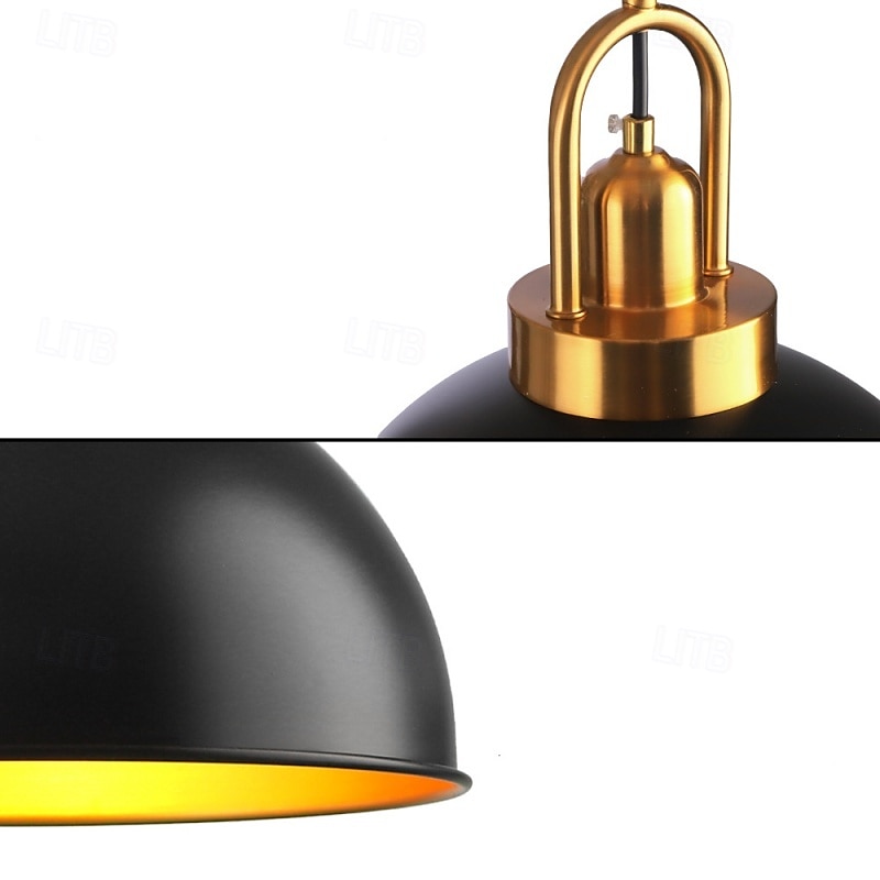 LED-Pendelleuchte 30 cm 1-flammig E26/E27 industrieller minimalistischer Stil dekorative Pendelleuchte Einzeldesign Metall-Hängelampenschirm Schlafzimmer Konferenzraum Bar Deckenbeleuchtung 110-240 V 2025 - $109.99 –P2