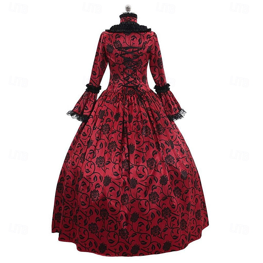 Rococo 18th Century Cocktail Dress Dress Cosplay Costume Lady Geometric Ball Gown Fancy Dress Women's Royal Halloween Carnival Masquerade Party / Evening Prom Carnival of Venice Adults' Dress All 2025 - $50.99 –P4