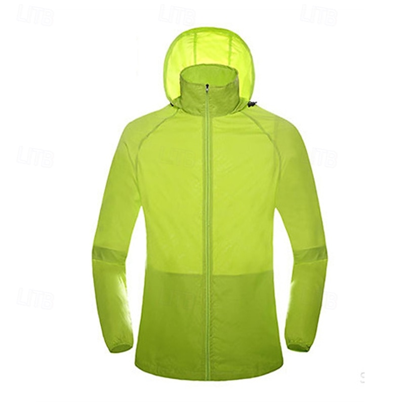 Dames Wandeljack Buitenshuis Zonbescherming Ademend Lichtgewicht jack Windjack Reizen Donker Grijs Zwart Wit Geel Roze 2025 - $17.49 –P13