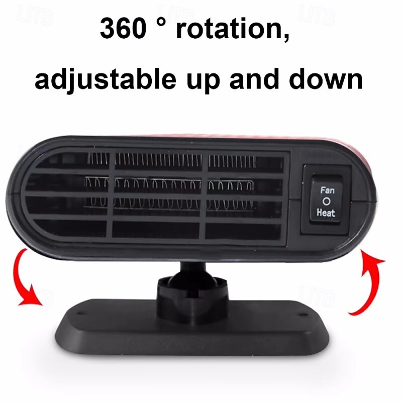 12/24V Car Heater Fan 360 Rotating Windscreen Defroster Demister Auto Windshield Defroster Car Anti-Fog Heater 2025 - $37.99 –P5
