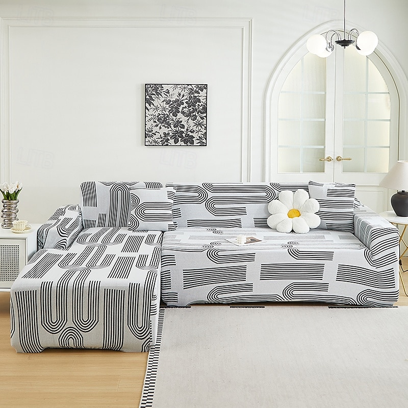 capa de sofá em tecido jacquard capa elástica para sofá capa elegante e durável projetada para se ajustar perfeitamente ao seu sofá, adicionando um toque de sofisticação à decoração da sua sala de de 2025 por $53.99 –P1