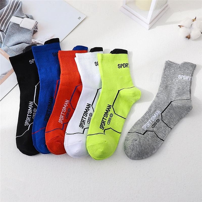 Hombre Calcetines Calcetines de bicicleta Calcetines deportivos Calcetines atléticos Camping / Senderismo Ejercicio al Aire Libre Ciclismo / Bicicleta Bicicleta / Ciclismo Mantiene abrigado 2025 - $3.19 –P20