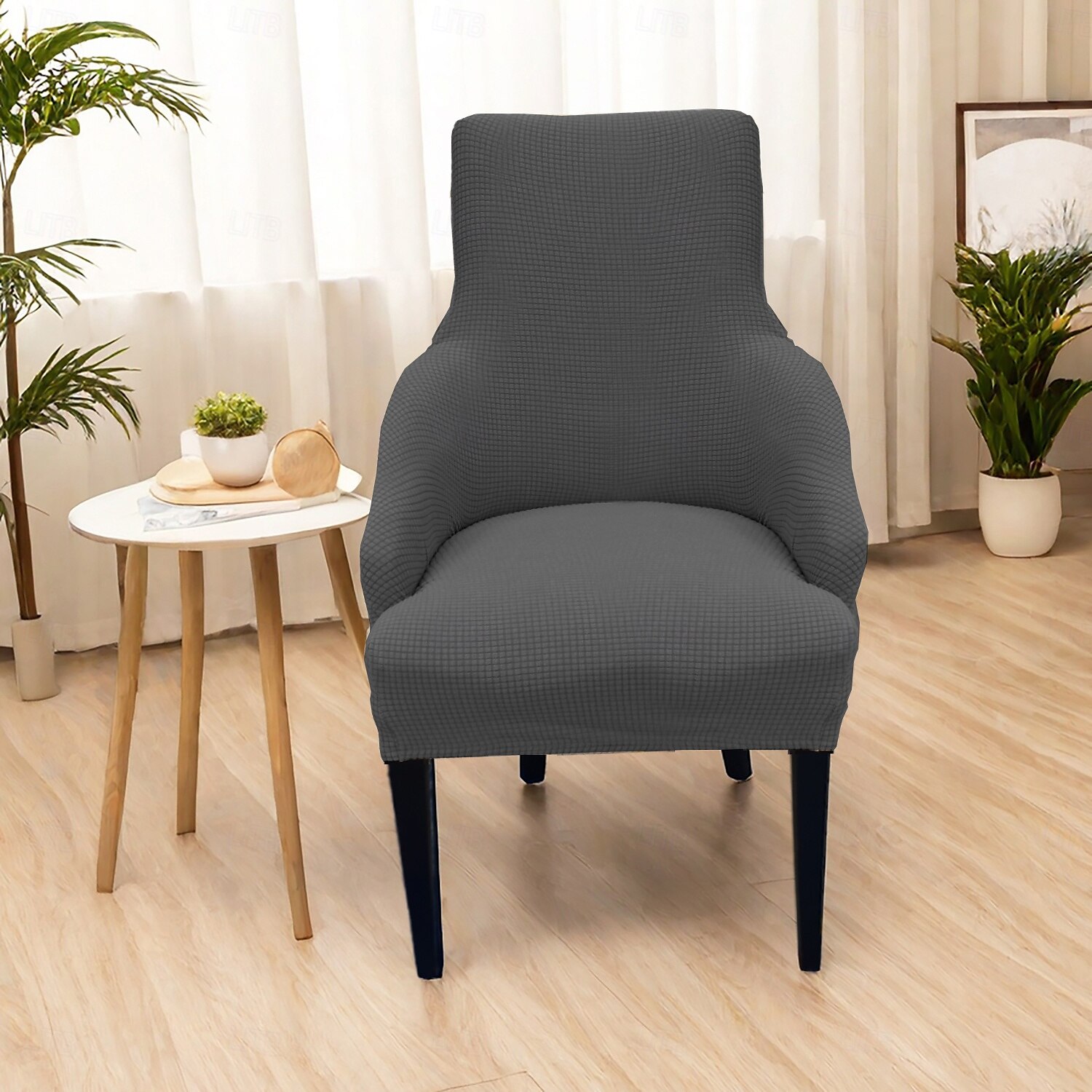 Potah židle Wingback Geometrický / Proužky / Rostliny S potiskem Polyester potahy 2025 - $24.99 –P3