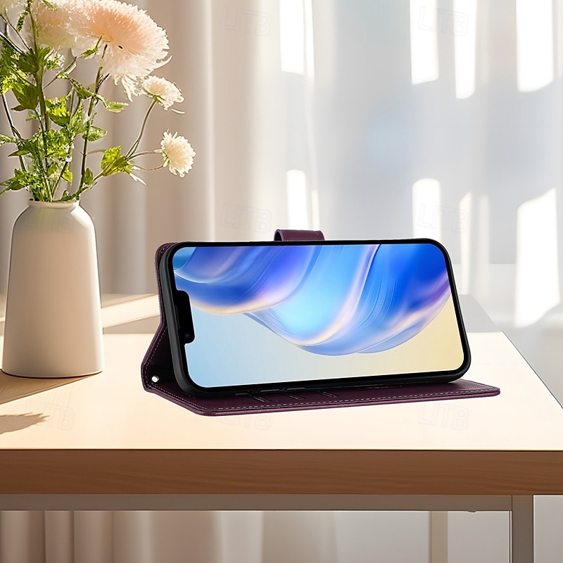 telefon Maska Pentru Samsung Galaxy S24 Ultra Plus S23 S22 S21 S20 Ultra Plus FE A55 A35 A25 A15 5G A73 A53 A33 A23 A13 S25 Ultra Portofel Card Magnetic cu Lanyard cu curea de mână Retro TPU PU piele 2025 - $13.99 –P4