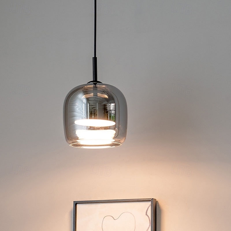 pendente lanterna design pendente luz vidro vidro pintado acabamentos moderno 110-240v de 2026 por $99.99 –P3