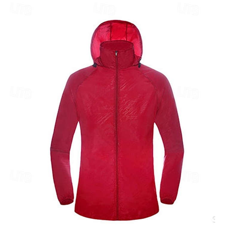 Dames Wandeljack Buitenshuis Zonbescherming Ademend Lichtgewicht jack Windjack Reizen Donker Grijs Zwart Wit Geel Roze 2025 - $17.49 –P8