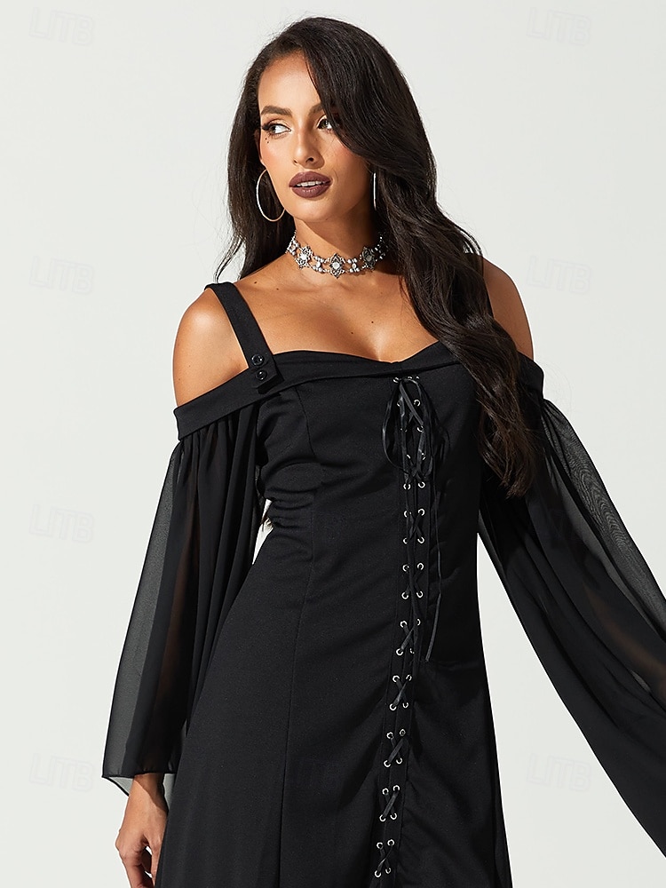 Vintage gothic choker ketting met parel- en filigraandetails - elegante statement sieraden voor cosplay, kostuumfeesten en speciale gelegenheden 2025 - $11.99 –P2
