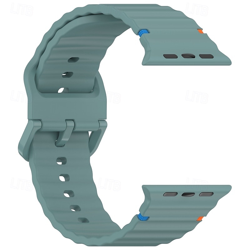 Sportszíj Kompatibilis valamivel Apple Watch óraszíj 38mm 40mm 41mm 42mm 44mm 45mm 49mm Elasztikus Állítható Szilikon Csere óraszíj mert iwatch Ultra 2 Series 9 8 7 SE 6 5 4 3 2 1 2025 - $10.99 –P9