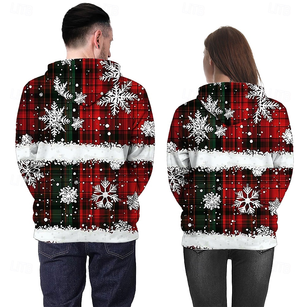 Navidad Papá Noel Sudadera Sudadera con capucha navideña divertida 3D Navidad Bolsillo delantero Gráfico Para Pareja Hombre Mujer Adulto Mascarada Impresión 3D Fiesta Casual Diario 2025 - $29.99 –P6