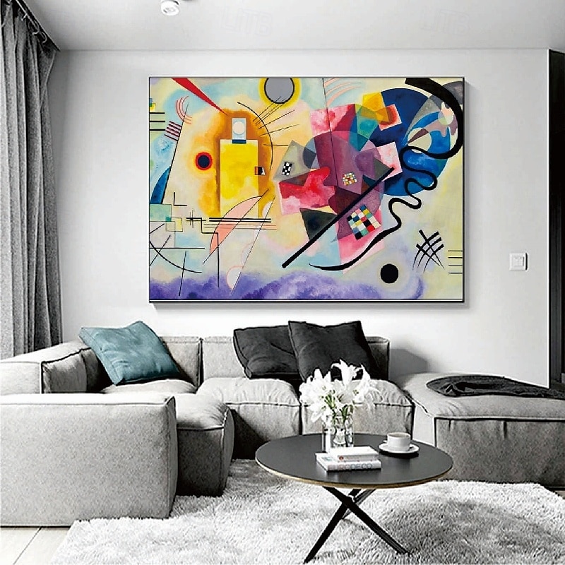 handgeschilderde beroemde wassily kandinsky olieverfschilderij compositie vii 1913 door wassily kandinsky canvas schilderij handgemaakte olieverfschilderij wandkunst schilderijen voor woonkamer 2025 - $183.99 –P3