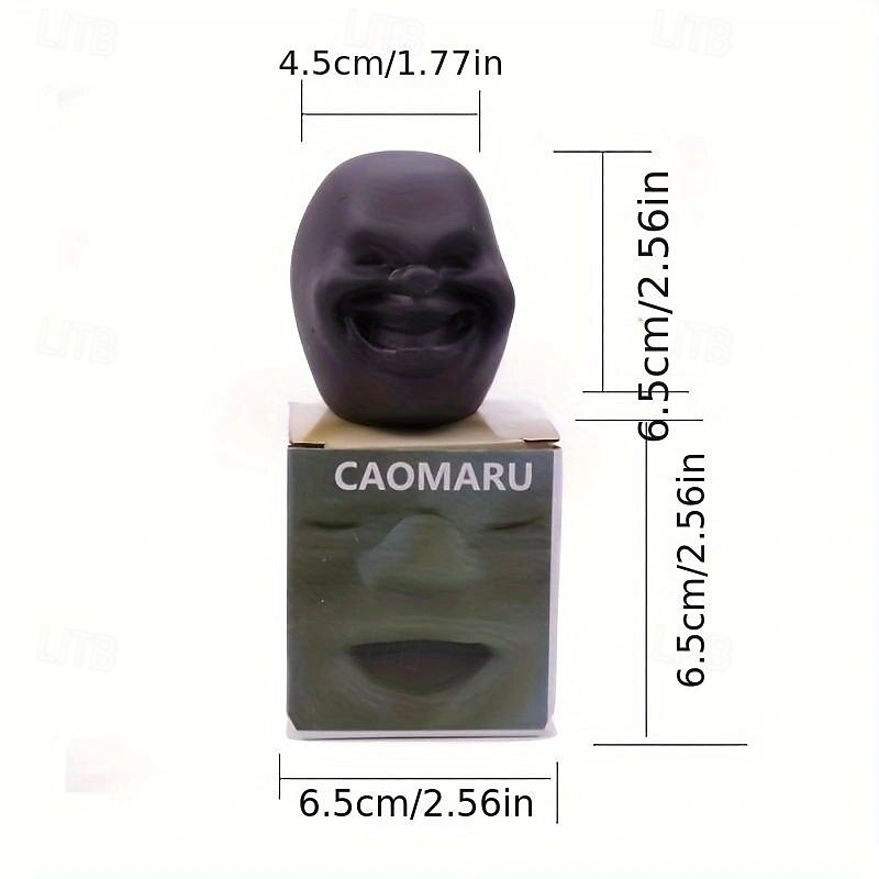 Vent Ball Squishy Squeeze Toy - Relieve Stress and Anxiety with Fun Emotion Faces - Novelty Antistress Adult Gift with Box, Fidget Toy for Emotional Well-being 2025 - $14.49 –P3