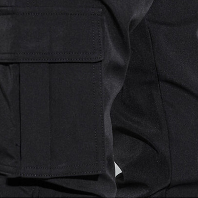 Homme Pantalon Cargo Pantalon Jogger Pantalon Cordon Taille elastique Multi poche Plein Vestimentaire Extérieur du quotidien Camping et randonnée Mode Classique Noir Vert Véronèse de 2026 ? $20.99 –P6