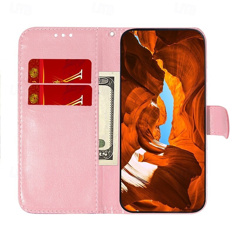 teléfono Funda Para iPhone 16 Pro Max Plus iPhone 15 Pro Max Plus iPhone 14 13 12 11 Pro Max Plus Mini SE Funda Trasera con Soporte Magnética con correa de muñeca Retro TPU Cuero de PU 2025 - $15.99 –P9