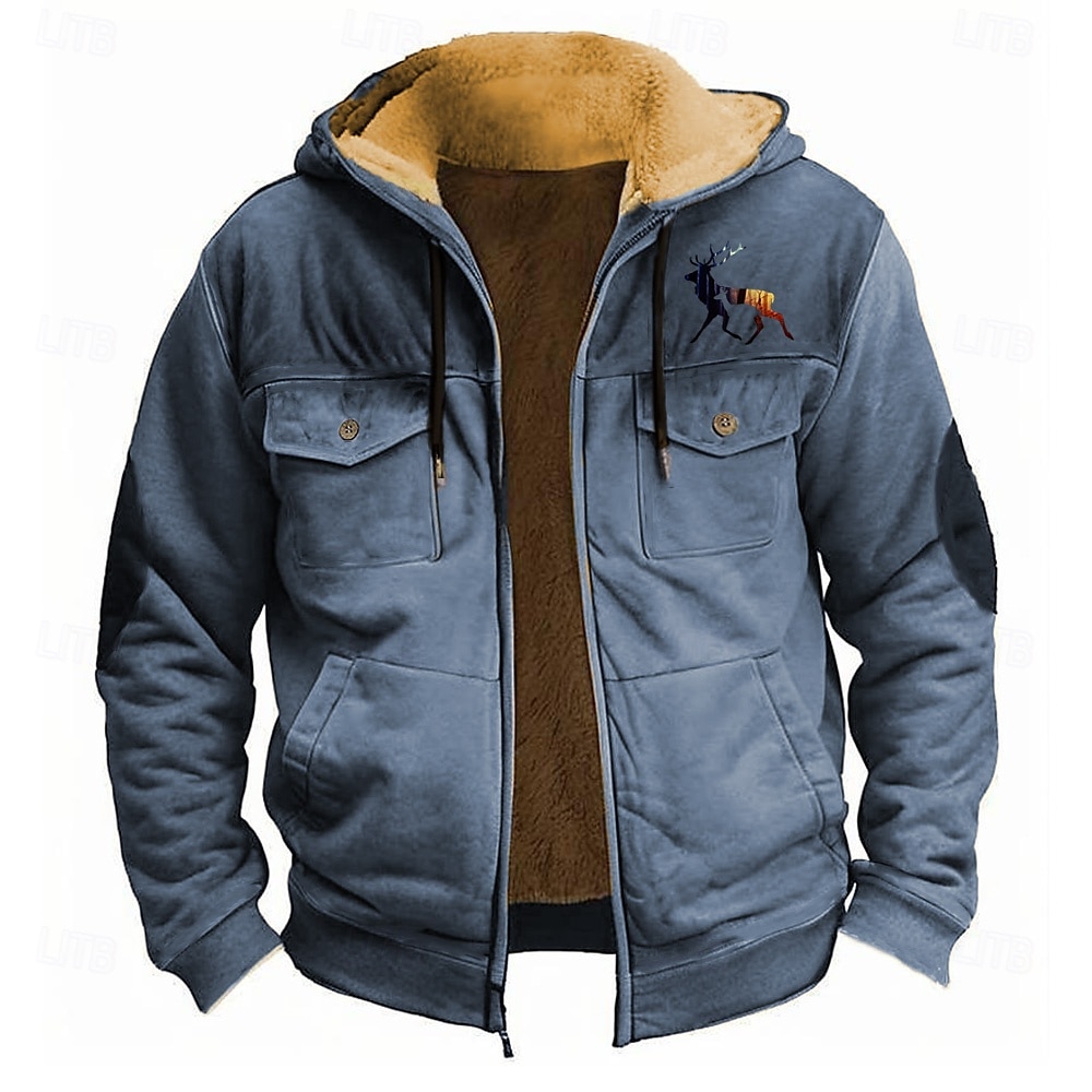 Per uomo Ogni Vello Felpa con cappuccio Felpe Felpa con cappuccio Manica lunga Felpa con cappuccio Con cappuccio Di tendenza Stampa 3D Per eventi Da caccia Abbigliamento di strada Nero Rosso Cerniera del 2025 a $40.99 –P1