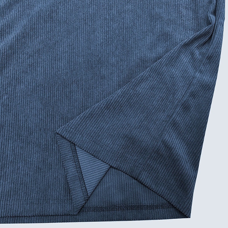 Hombre Camisa de Pana Camiseta de golf Trabajo Casual Diseño Manga Larga Básico Moderno Bloque de color Reno Retazos Botón Primavera & Otoño Ajuste regular Negro Verde Ejército Azul Marino Marrón 2025 - $25.99 –P2