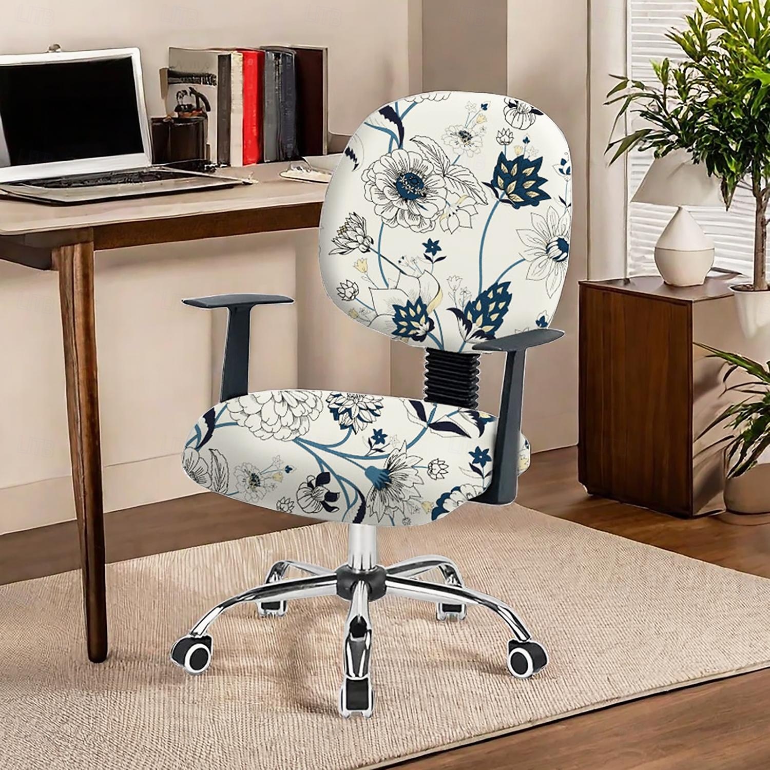Office Chair Cover and Stool Chair Cover Stretchy and Durable Slipcovers Furniture Protectors for a Comfortable and Stylish Workspace Decor 2025 - $16.99 –P2