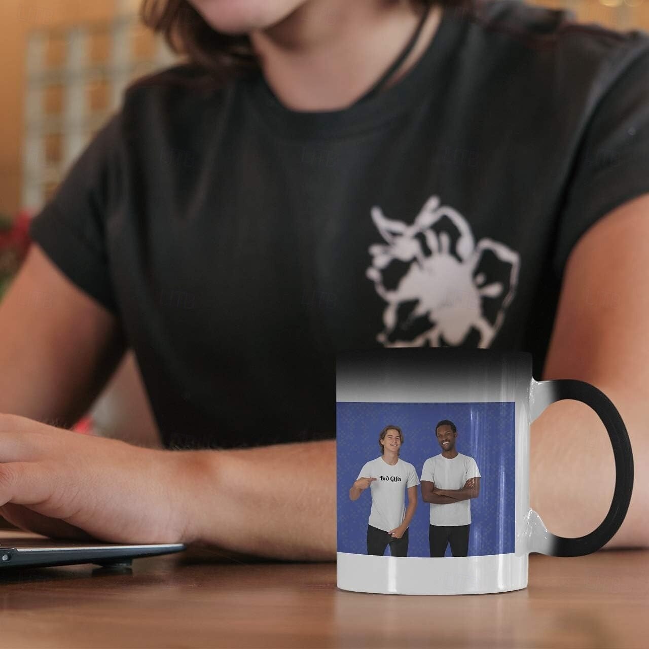 Personliggjord Magisk Mugg Anpassad Bröllopsgåva för Par Foton Bröllopsgåva Mugg Värmeavslöjande Känslig Mugg Färgförändrande Keramisk Mugg Julmugg Kaffe Mugg med Bild Logo Text Gåvor 2025 - $13.99 –P4