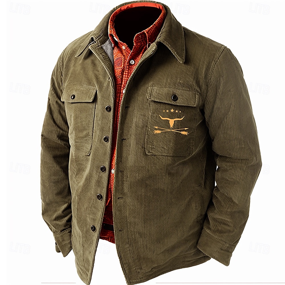 Veste Hiver Velours Homme | Velours Côtelé