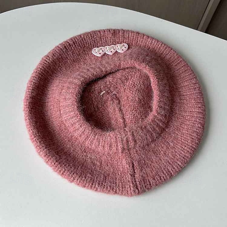 Hats Polyester Beret Hat Floppy Hat Valentine's Day Casual Holiday Tea Party Ladies Day Elegant Vintage Simple With Bows Pure Color Headpiece Headwear 2025 - $21.99 –P6