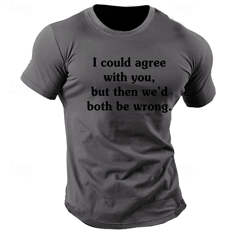 Hombre Letra Estampados Camiseta Camisetas gráficas Algodón Manga Corta Gráfico Camisa Negro Verde Trébol Azul Oscuro Camiseta cómoda Exterior Calle Ropa de diseñador de moda 2025 - $15.99 –P5
