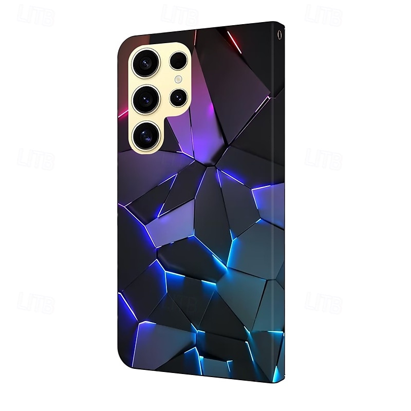 telefone Capinha Para S24 Ultra S24 Plus S24 S23 S23 Ultra S22 S22 Plus Ultra S21 Ultra S21 FE S21 Capa traseira Com Suporte Antichoque Retro Couro PU de 2025 por $14.99 –P8