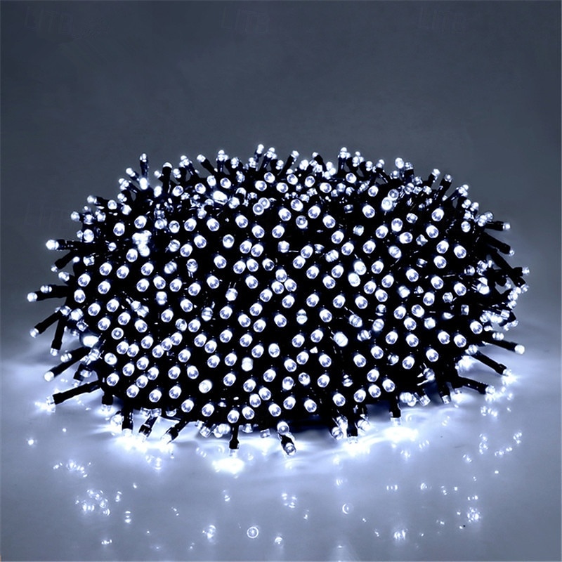 dc24v tensão segura led luzes de corda de natal 100m 50m 20m 10m com 800 leds e 400 leds, luzes de natal de tira de fadas, iluminação externa à prova d'água ip65 para natal, festa, eventos de ano de 2025 por $22.99 –P4