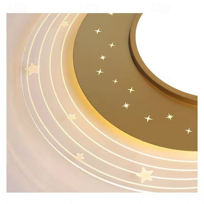 Plafonnier LED à intensité variable en continu 50 cm 1 lumière design moderne en forme de ciel étoilé luminaire en métal acrylique pour chambre d'enfant chambre d'enfant 110-240 V uniquement à de 2025 ? $179.99 –P6