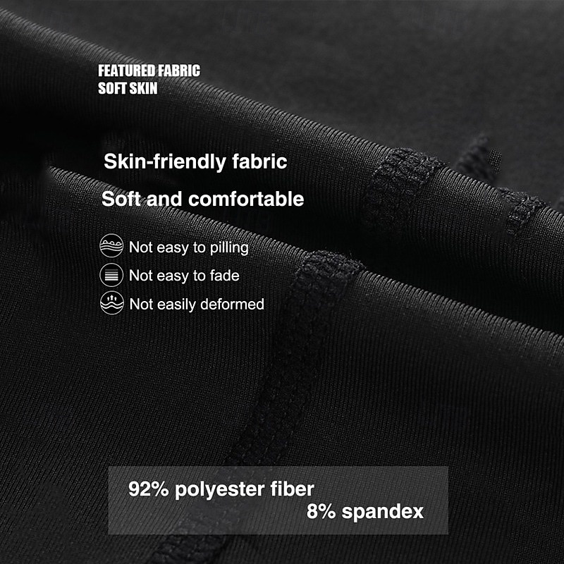 Men's Compression Shirt Athletic Shirt Gym Shirt Fitness Shirt Short Sleeve Tee Tshirt Casual Athleisure Breathable Quick Dry Soft Gym Workout Running Walking Sportswear Activewear White Red Green 2025 - $15.49 –P4