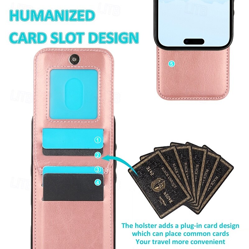 2025年 電話 ケース 用途 iPhone 16 Pro Max プラス iPhone 15 プロマックスプラス iPhone 14 13 12 11 Pro Max Plus Mini SE バックカバー スタンド付き カード挿入口 耐衝撃 レトロ風 TPU PUレザー  コレクション – $18.99 –P9
