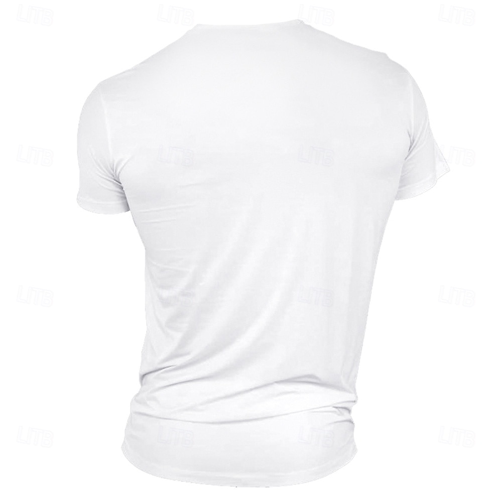 Voor heren Hond T-shirt Korte mouw T-shirt 3D-afdrukken Strakke ronde hals Overhemd Modieus Sportkleding Straat Buitensporten Wit Zomer Lente Kleding S M L XL XXL XXXL 2026 - $19.49 –P2