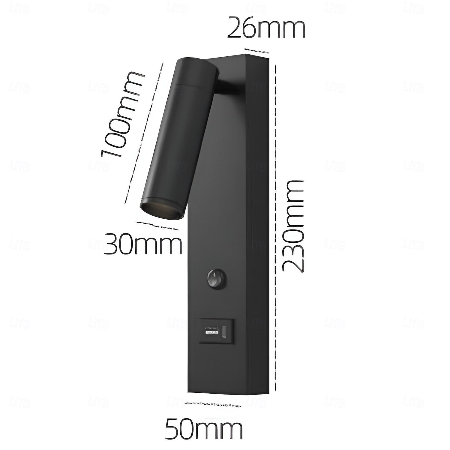 LED Wall Sconce with USB Charging Port Wall Mounted Reading Lamp Bedside Button Switch Wall Lighting Indoor Wall Lights 2025 - $74.99 –P8