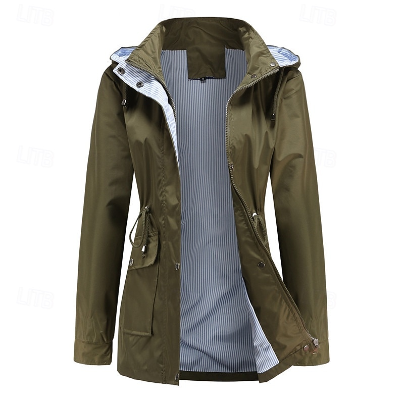 Femmes Veste de randonnée Hiver Automne Extérieur Coupe-vent Fermeture Éclair Frontale Hydrofuge Veste légère Fermeture éclair intégrale Camping / Randonnée / Spéléologie Noir Jaune Rouge Bordeaux de 2026 ? $61.99 –P7