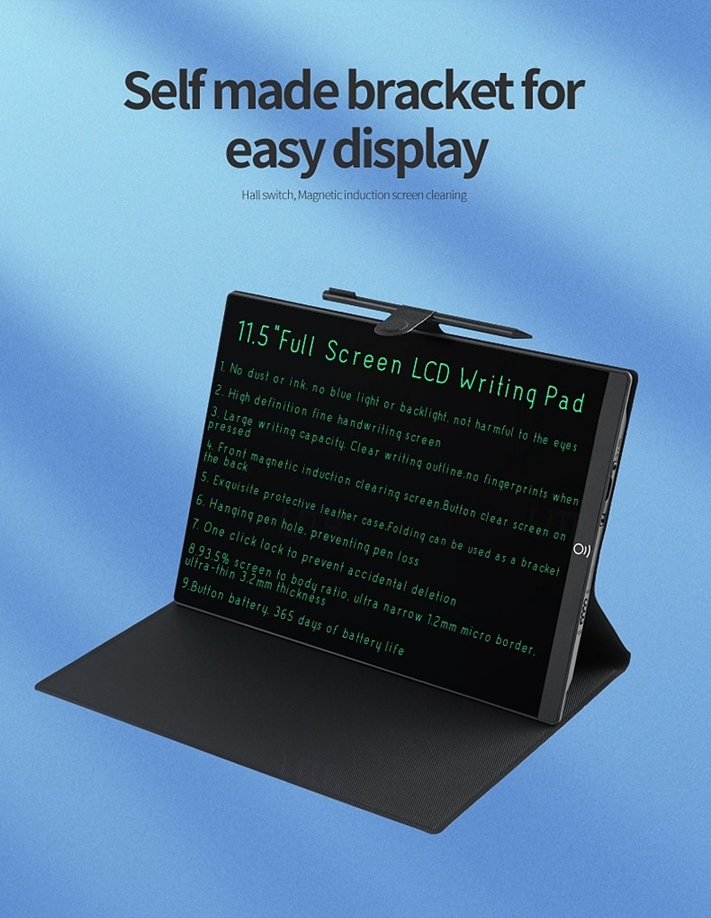11.5 Inch Business Style Full Screen Clear Handwriting Writing Tablet Memo Pad Protective Case For Meeting Office Gifts 2025 - $39.99 –P7