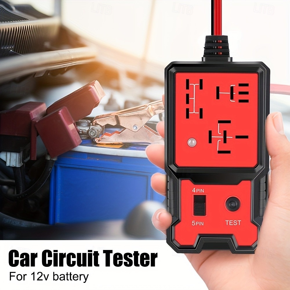 tester per relè per automobili 12v tester elettronico per relè per automobili strumento diagnostico per analizzatore del generatore di controllo della batteria dell'automobile universale del 2025 a $25.99 -P1