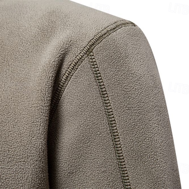Per uomo Felpa con cappuccio e zip Felpa con zip corta Nero Blu Marrone Verde Cachi Mezza zip Semplice Sport & Outdoor Casuale Quotidiano senza stampa Poliestere Attivo Cool Casual Primavera del 2025 a $31.99 –P8