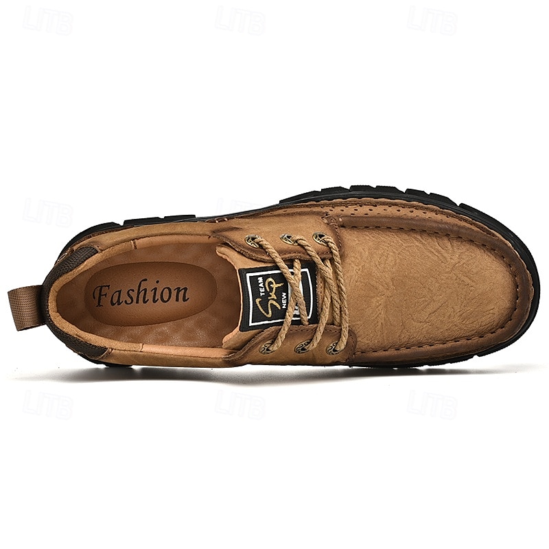 Men's Rugged Tan Outdoor Shoes with Breathable Design and Durable Sole - Perfect for Hiking and Casual Wear 2025 - $64.99 –P6
