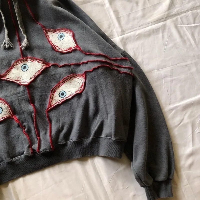 Hombre Unisexo Sudadera Gris Oscuro Con Capucha Ojo Retazos Correa Deporte Diario Festivos Ropa de calle Básico Casual Primavera & Otoño Ropa Sudaderas con capucha Sudaderas 2026 - $45.99 –P4