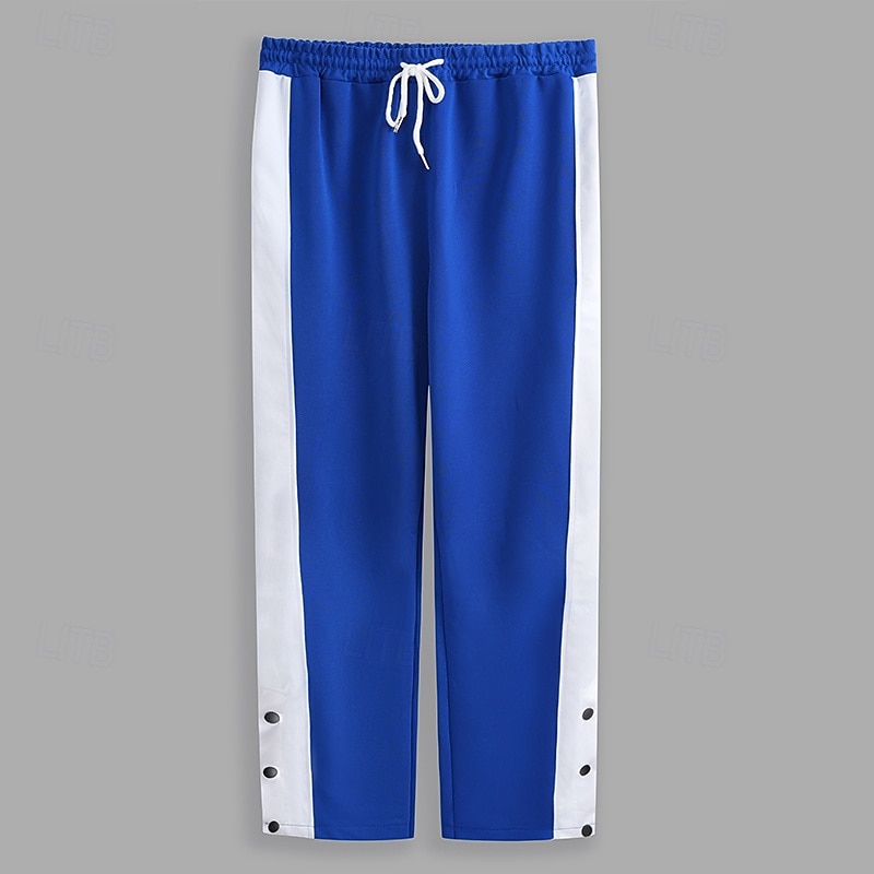 Herren Jogginghose Trainingshose Jogginghose Jogger Hose Hosen Patchwork Kordelzug Elastische Taille Farbblock Komfort Atmungsaktiv Casual Täglich Festtage Sport Modisch Schwarz Weiß 2026 - $22.99 –P1