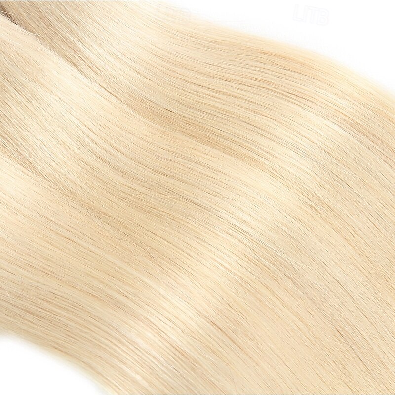 Brazilian Human Hair 613# Blonde Hair 1 Bundle straight hair 10-30 Inches 2025 - $68.99 –P4