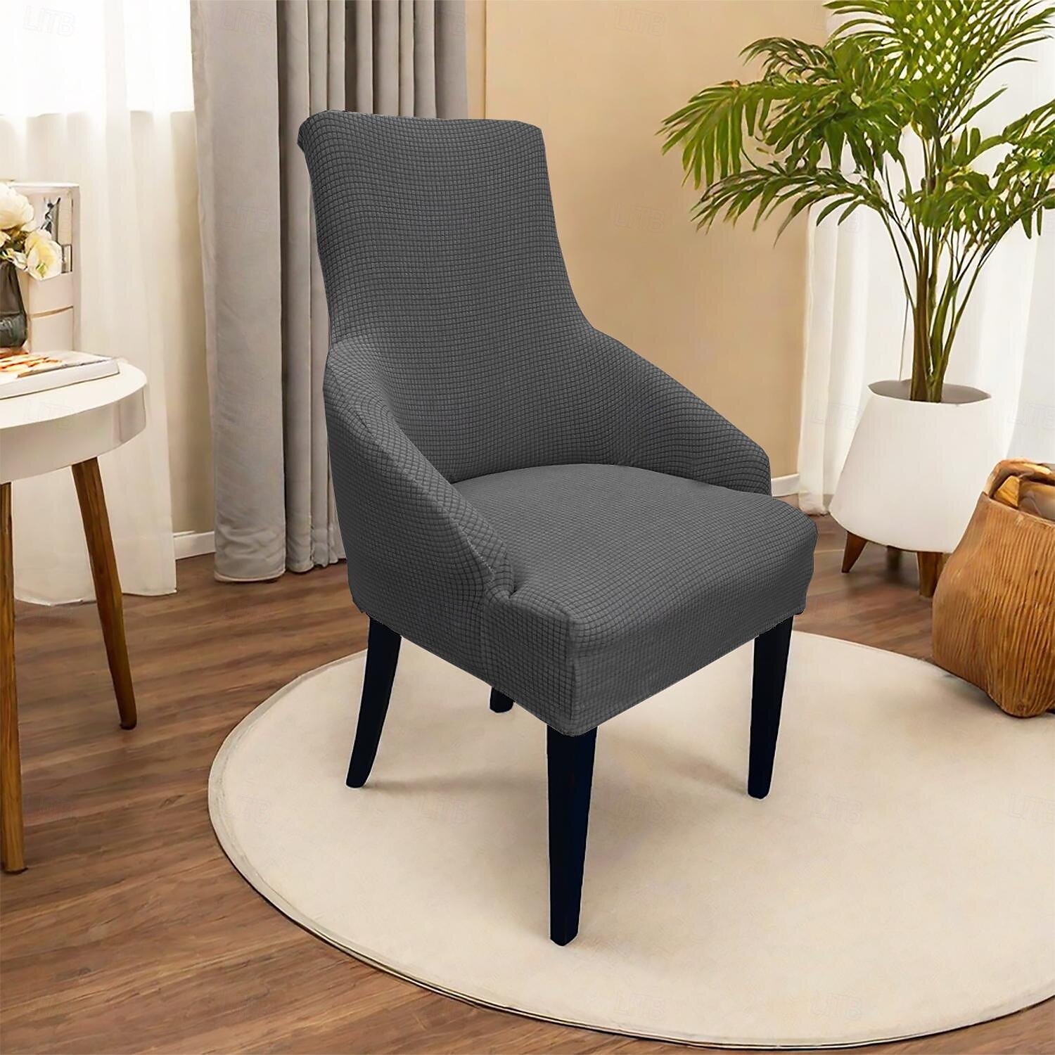 Potah židle Wingback Geometrický / Proužky / Rostliny S potiskem Polyester potahy 2025 - $24.99 –P1